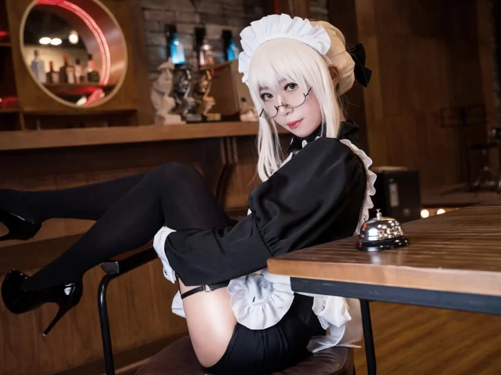 【cosplay】Money冷冷 – 黑呆女仆[12P-152MB]