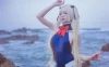 【cosplay】二佐Nisa –  碧蓝玛丽罗斯泳装 [14P-78MB]