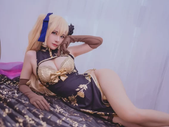 【cosplay】前羽 – 幻想 金莲 [30P-260MB]