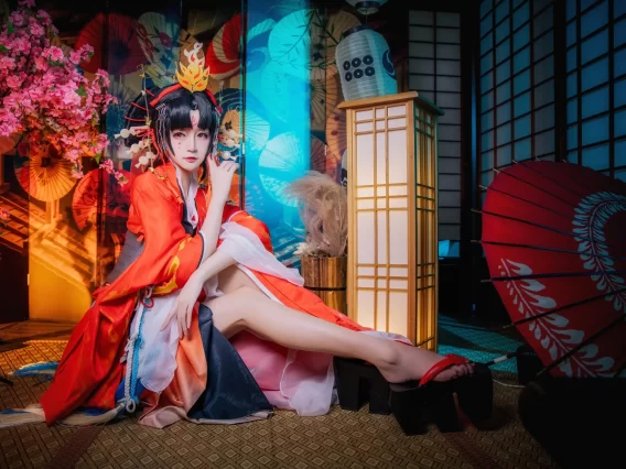 【cosplay】yui金鱼 –  蝶步韶华 [14P-287MB]