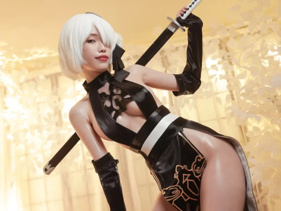 【cosplay】eliza喵喵 – 2B忍者 [31P-188MB]