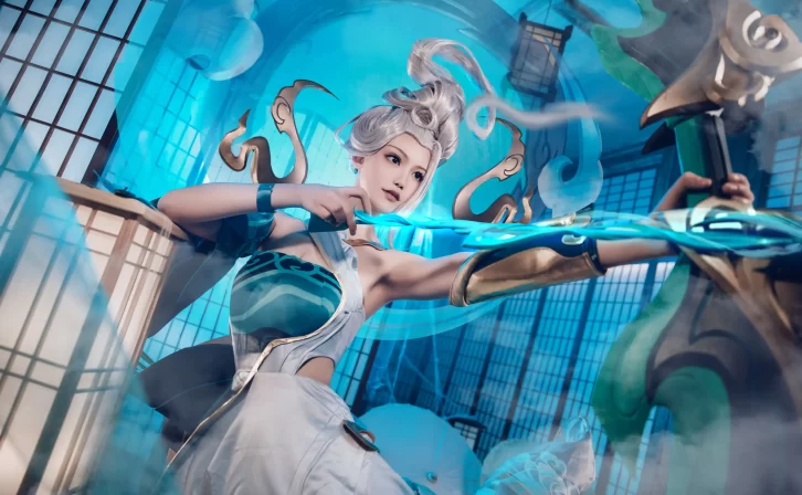 【cosplay】戚顾儿 – 王者荣耀 伽罗太华[13P-123MB]