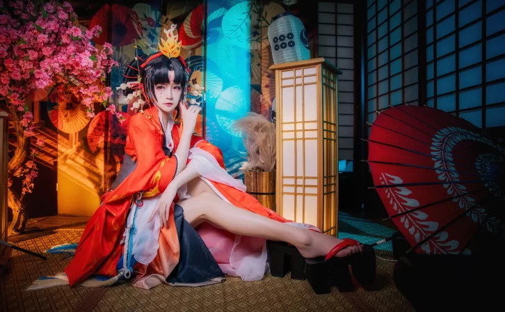 【cosplay】yui金鱼 –  蝶步韶华 [14P-287MB]