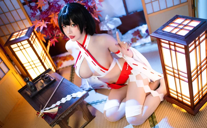 【cosplay】星之迟迟 –  新春巫女 [60P-279MB]