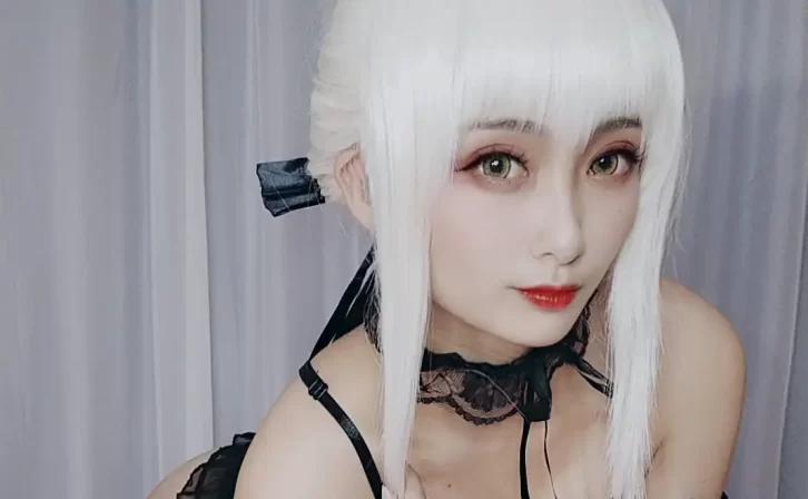 【cosplay】洛璃LoLiSAMA – FGO 黑呆睡衣王座[30P5V-59MB]