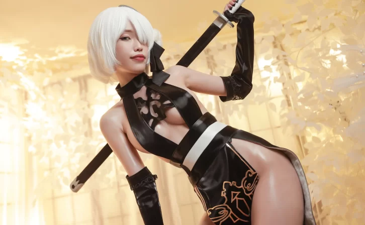 【cosplay】eliza喵喵 – 2B忍者 [31P-188MB]