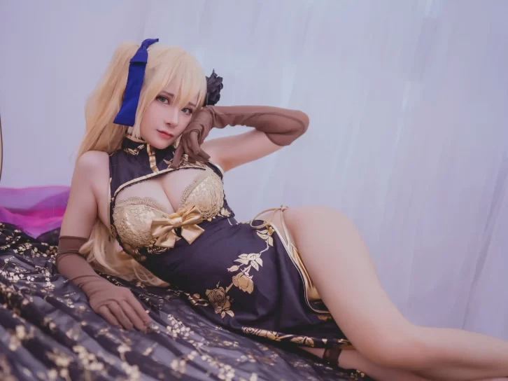 【cosplay】前羽 – 幻想 金莲 [30P-260MB]