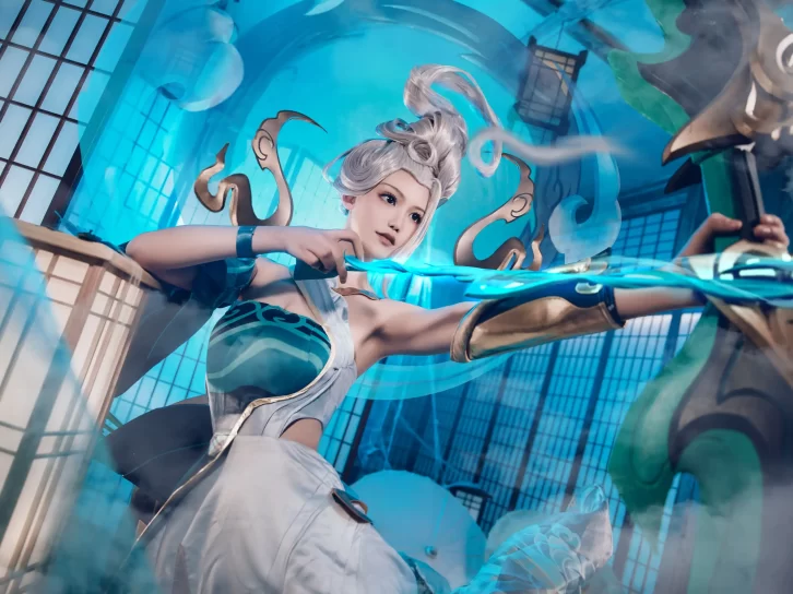 【cosplay】戚顾儿 – 王者荣耀 伽罗太华[13P-123MB]