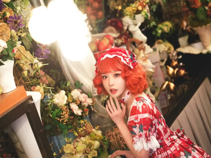 【美女写真】阿包也是兔娘 – lolita红裙2[28P-358MB]