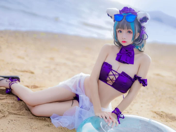 【cosplay】日奈娇 – 柴郡泳装[41P-599MB]