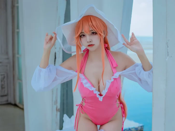 【cosplay】二佐Nisa –  碧蓝黎塞留泳装 [9P-48MB]