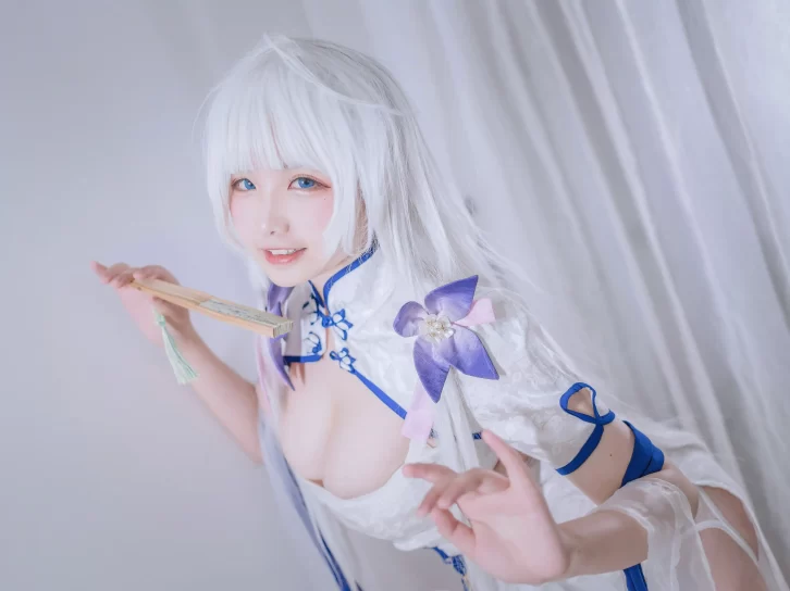 【cosplay】阿半今天很开心 – 光辉旗袍 [33P-146MB]
