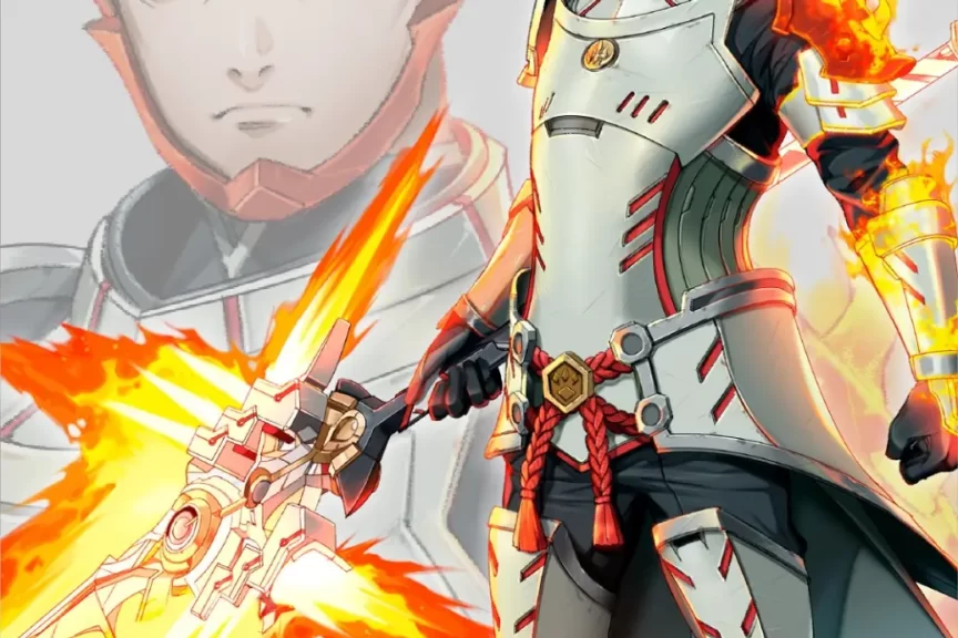 NS游戏《异度神剑3》新角色：红莲的炎枪指挥官“神奈备”登场