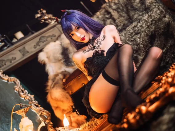 【cosplay】清水由乃 – 暗黑纹身[30P-370MB]