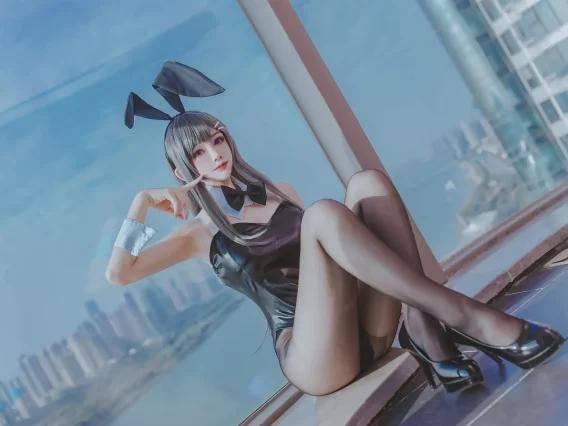 【cosplay】Coser衣衣 – 麻衣兔女郎 [42P-78MB]