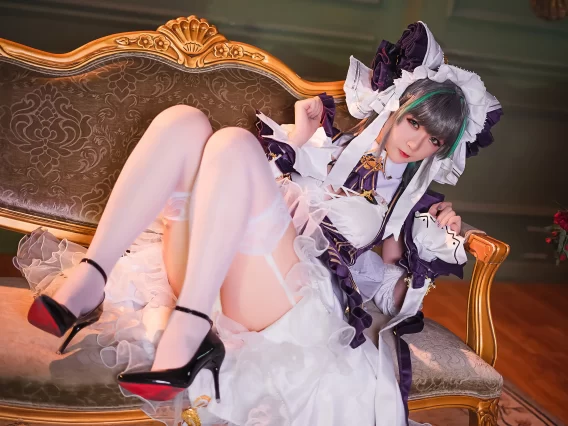 【cosplay】星之迟迟 – Cheshire (azur lane)[50P-270MB]