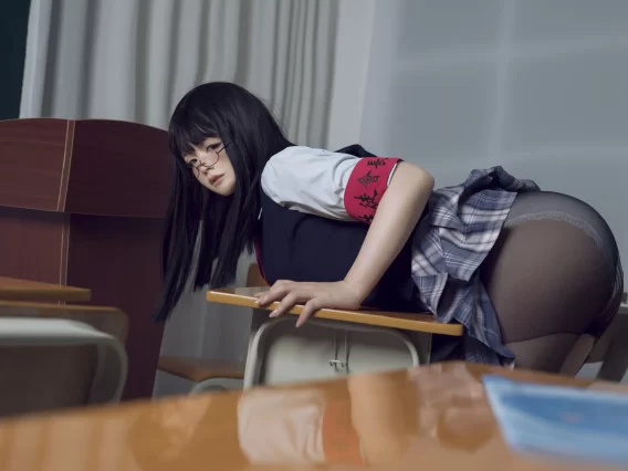 【cosplay】NinJa阿寨寨 – 生徒会长 [37P-404MB]