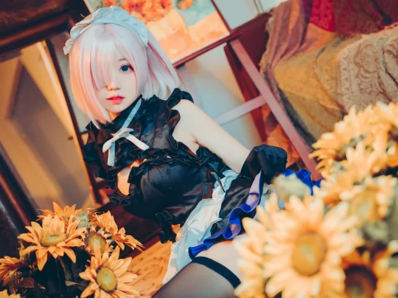 【cosplay】猫君君_MaoJun – 玛修女仆[25P-458MB]