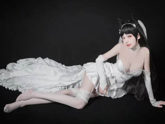 【cosplay】你的负卿 –  爱宕花嫁[10P-108MB]