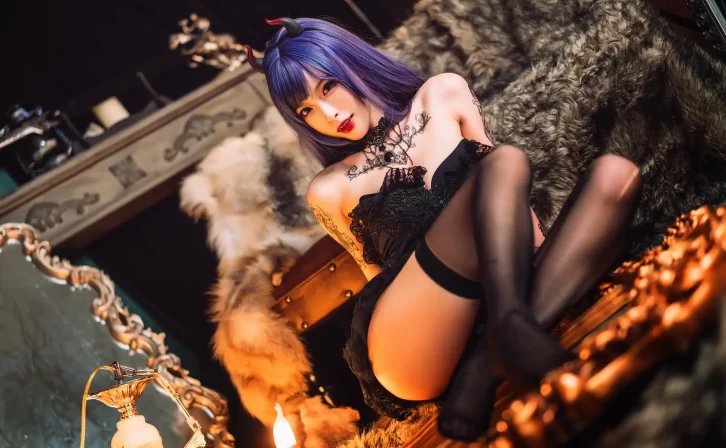 【cosplay】清水由乃 – 暗黑纹身[30P-370MB]