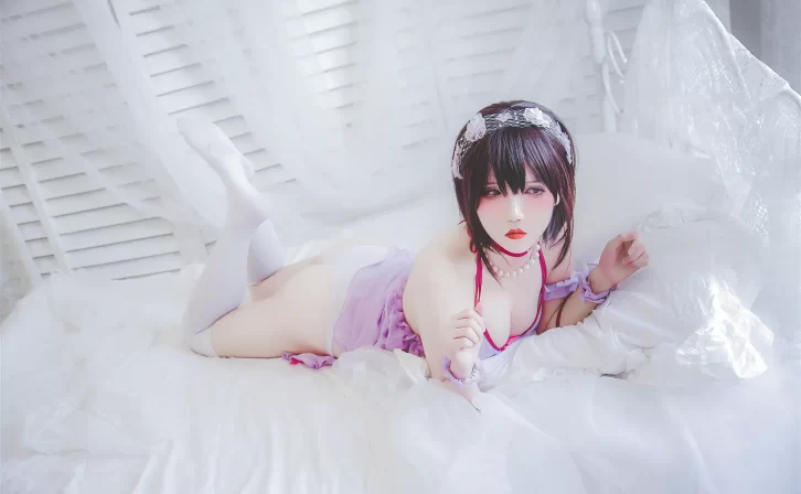 【cosplay】阿薰kaOri – 加藤惠睡衣 [15P-57MB]