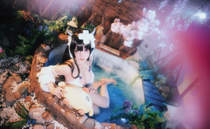 【cosplay】小野寺地瓜 –  小牛泳装 [9P-63MB]