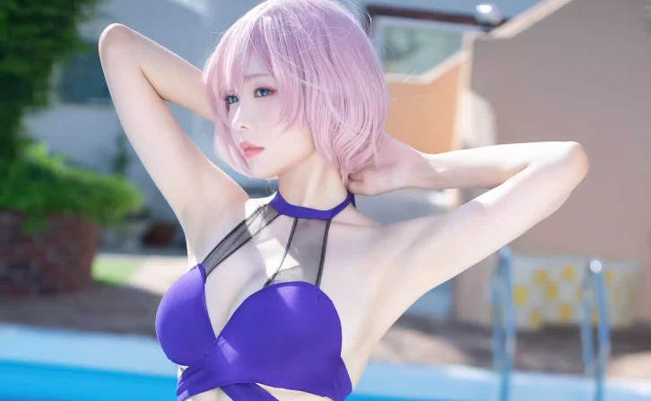 【cosplay】ElyEE子 – 【Mujina】Swimsuit [36P-65MB]