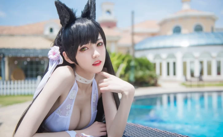 【cosplay】你的负卿 –  爱宕泳装[18P-135MB]