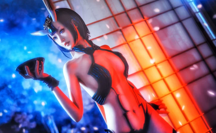 【cosplay】星野咪兔 – 酒吞童子[34P-1050M]