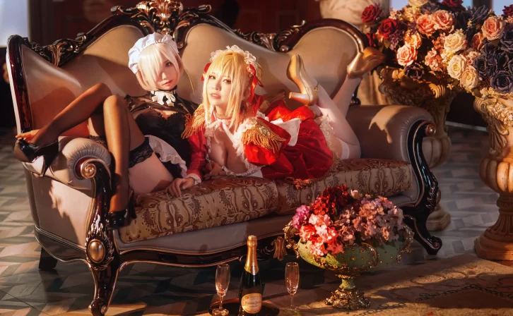 【cosplay】半半子 – Claudius Kyrielight Maid[22P-223MB]