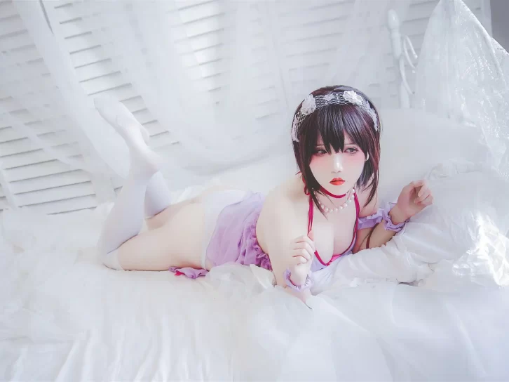 【cosplay】阿薰kaOri – 加藤惠睡衣 [15P-57MB]