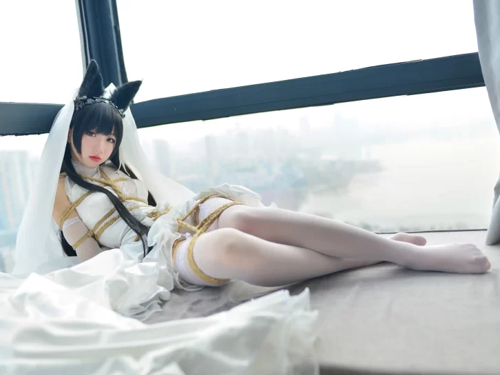 【cosplay】雪琪SAMA – 爱宕婚纱 [38P-365MB]