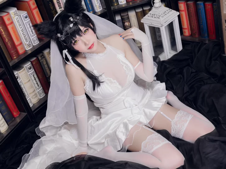 【cosplay】雪晴Astra – 爱宕花嫁 [18P-157MB]