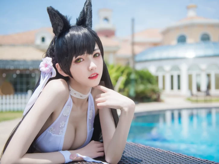 【cosplay】你的负卿 –  爱宕泳装[18P-135MB]