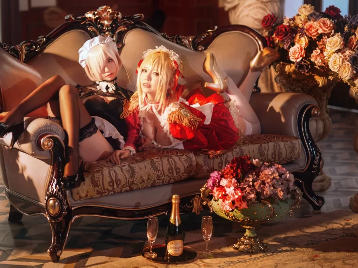 【cosplay】半半子 – Claudius Kyrielight Maid[22P-223MB]