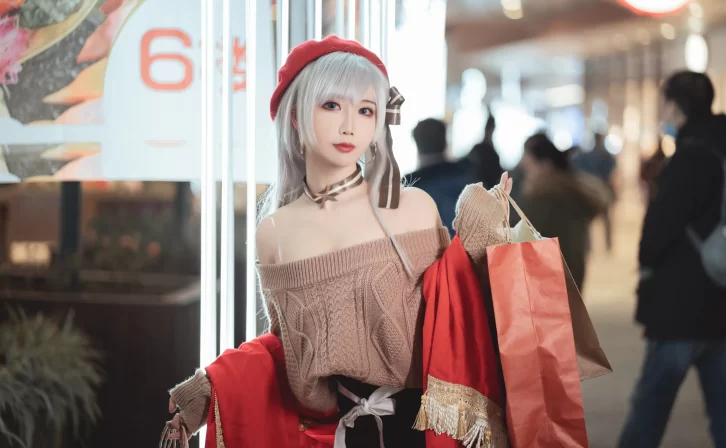 【cosplay】面饼仙儿 – 圣诞贝法 [17P-275MB]