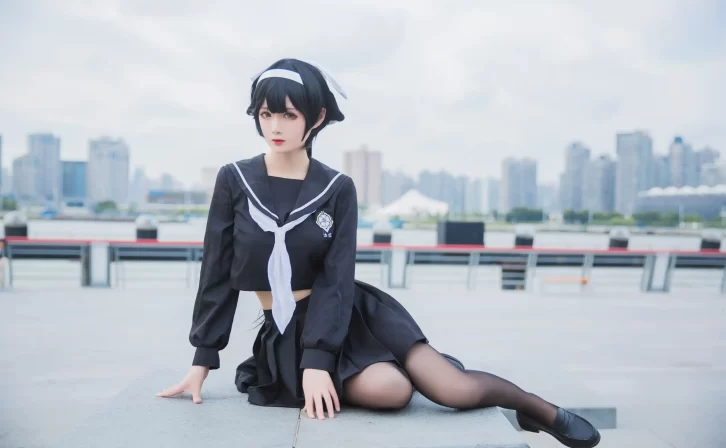 【cosplay】七海 – 高雄JK[19P-158MB]