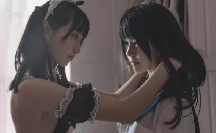 【美女写真】木绵绵OwO&桜桃喵 – 皆(制服×妹抖) [33P-590MB]