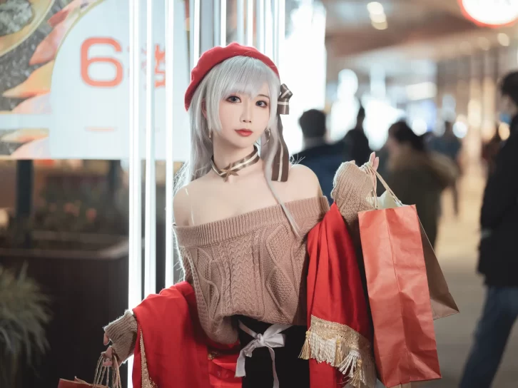 【cosplay】面饼仙儿 – 圣诞贝法 [17P-275MB]