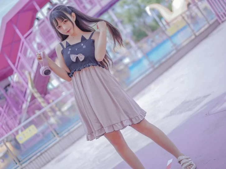 【美女写真】黑猫猫OvO – pink [21P-256MB]