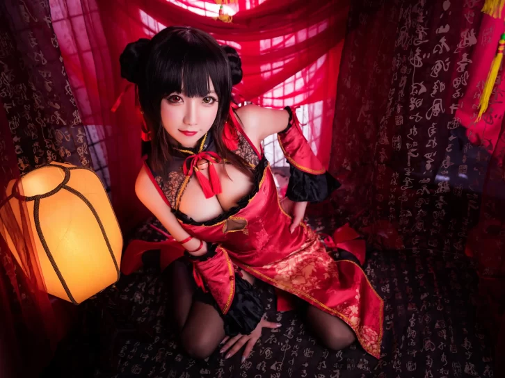 【cosplay】鬼畜瑶在不在w – 时崎狂三 [22P 415M]