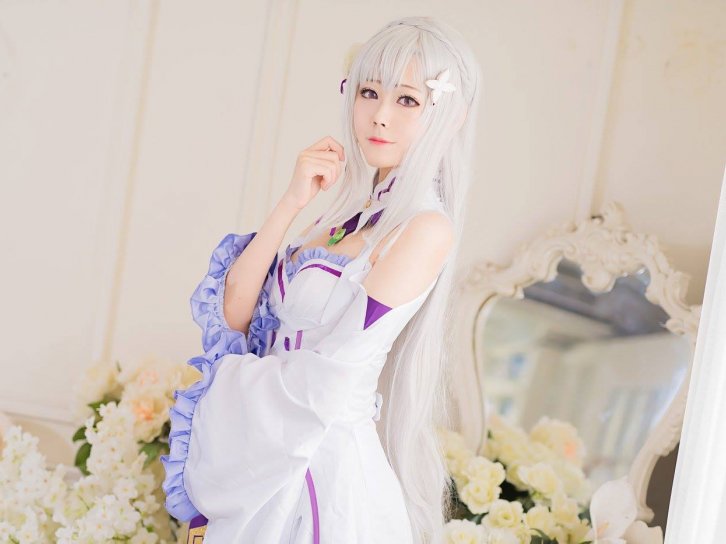 【cosplay】Arty亚缇 – RE从零开始的异世界生活-Emilia艾米莉亚[16P-2.25MB]