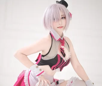 【cosplay】菌烨tako – 玛修情人节女仆[9P-7MB]