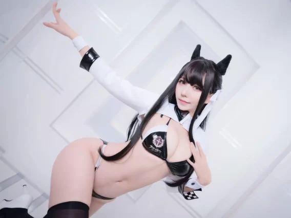 【cosplay】菌烨tako – 爱宕赛车 [9P-30M]