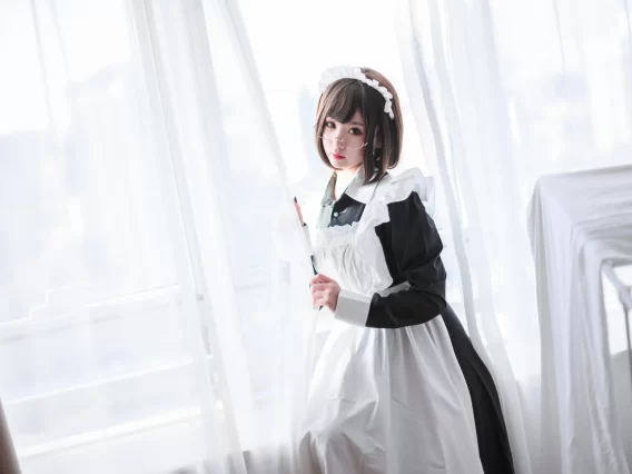 【cosplay】是青水 – 女仆 [35P-476MB]