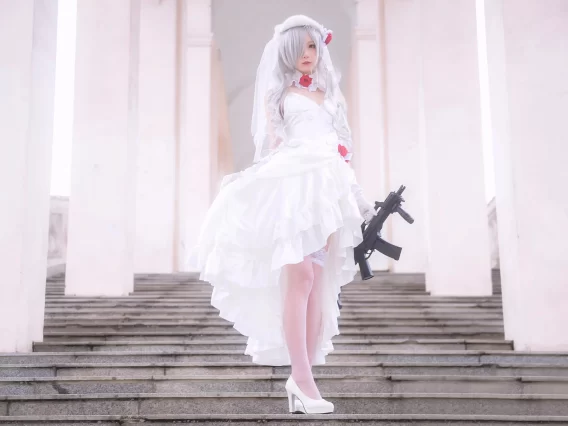 【cosplay】五更百鬼 – 婚纱[10P-96MB]