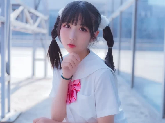 【美女写真】我才不是NEKO – JK粉格裙[9P-27.8MB]