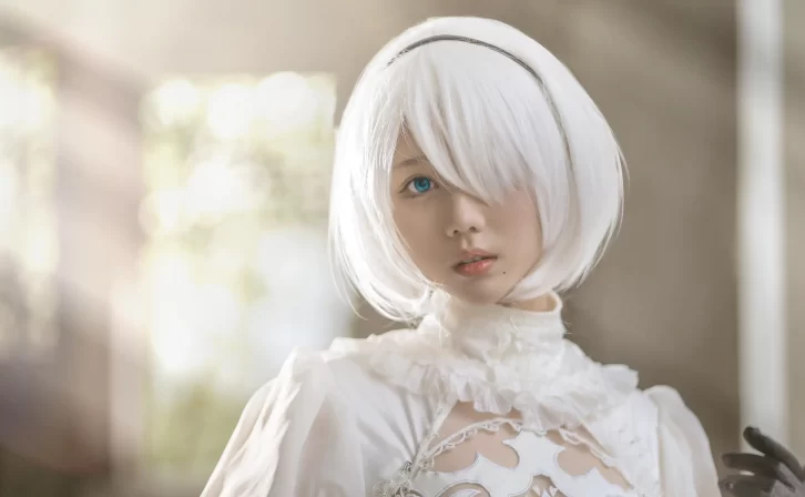 【cosplay】镜酱 – 2B白色婚纱 [13P-168MB]