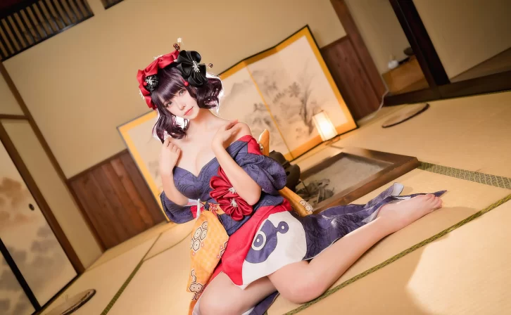 【cosplay】菌烨tako – 葛飾北斎 [18P-111M]