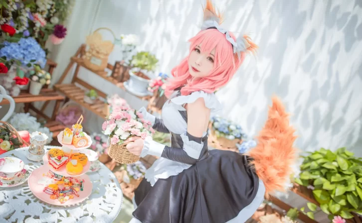 【cosplay】北之北 – FGO-玉藻前女仆[9P-102MB]